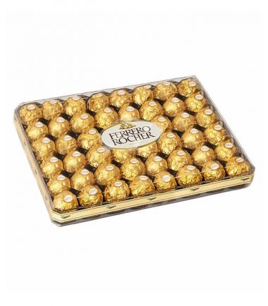 Ferrero Rocher Fine Hazelnut Chocolates, 48 Count