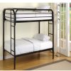 100% METAL TWIN OVER TWIN BUNK BED