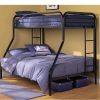 100% SOLID METAL TWIN OVER DOUBLE BUNK BED ( N-2820 )