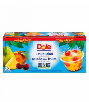 Dole Lots-o-Cherries Fruit Salad, 107 mL, 20-pack