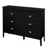 Linen black dresser