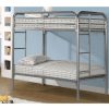 100% METAL TWIN OVER TWIN BUNK BED