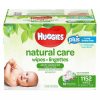 Huggies Natural Care Plus Wipes, 18-pack of 64