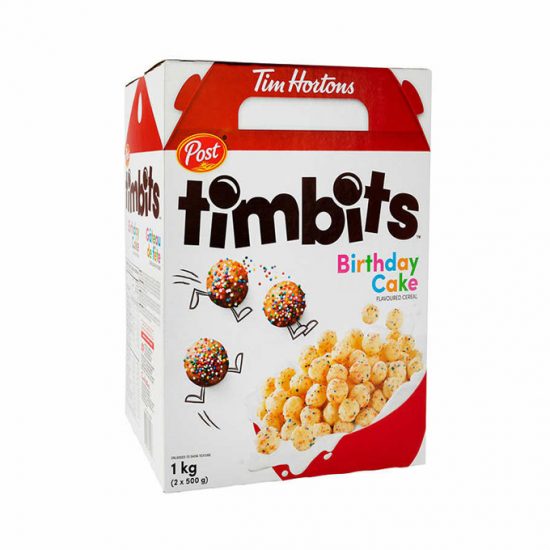 Post Timbits Birthday Cake Cereal, 1 kg