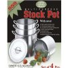 4 PC. STOCK POT SET