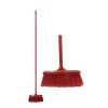 PLASTIC BROOM WITH HANDLE 47"