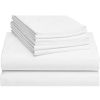 Pure White Cotton Sheets T200 FAIRMOUNT COMMERICAL SHEETS