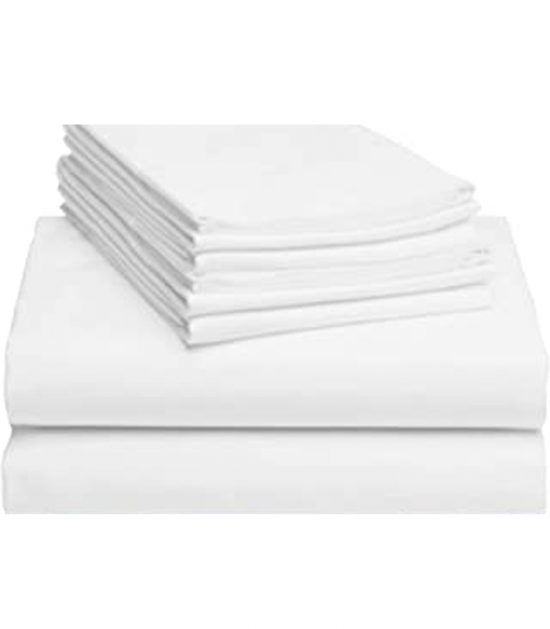 Pure White Cotton Sheets T200 FAIRMOUNT COMMERICAL SHEETS