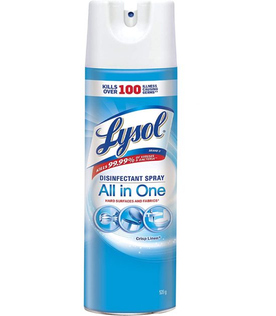 Lysol All-in-One Disinfectant Spray | Crisp Linen | 539g