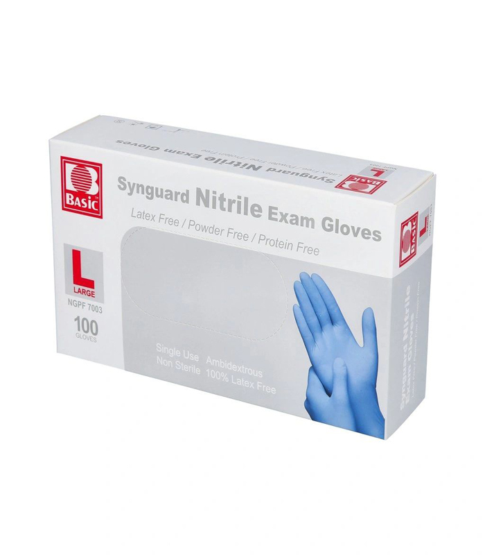 Synguard Exam Nitrile Gloves (large) ( Small ) - Noble Linen