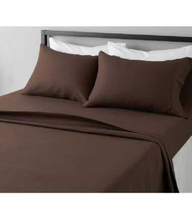 DARK CHOCOLATE SOLID COLOR SHEET SET