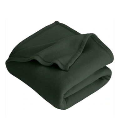 60X90″ HUNTER GREEN POLAR FLEECE FIRE RESISTANT BLANKET